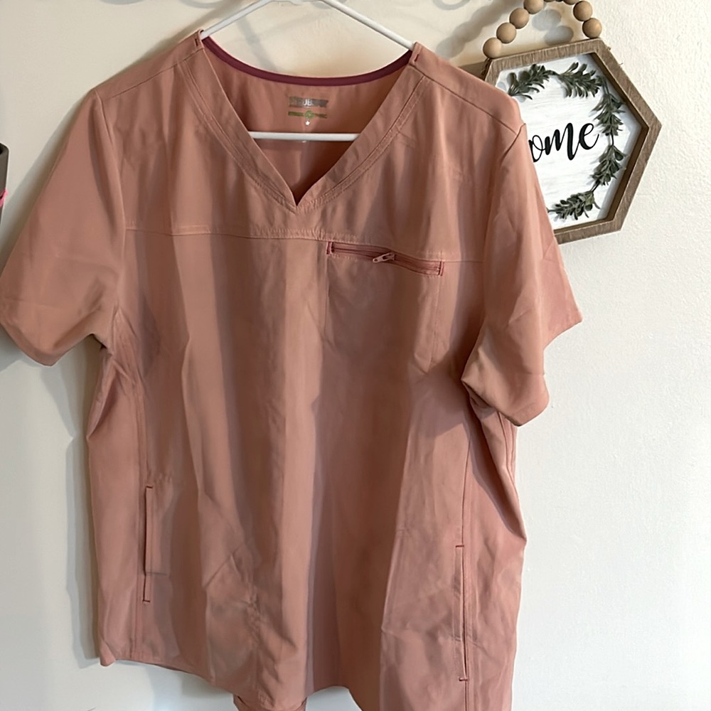 Scrub top.